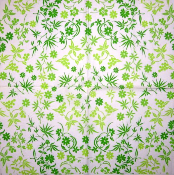 034 Pflanzen - 3 lagig - Home Fashion